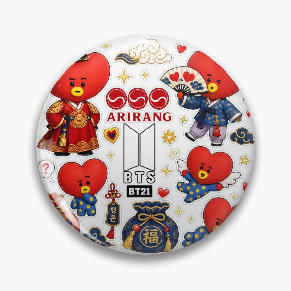 Item preview, Arirang Cute tata BT21 Bts — Cute BT21 Sticker designed and sold by Crazy-universe.