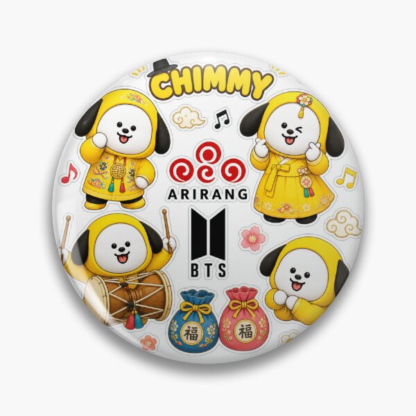 Item preview, Arirang Cute Chimmy BT21 Bts — Cute BT21 Sticker designed and sold by Crazy-universe.