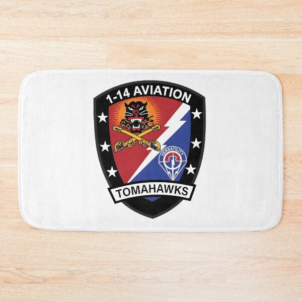 Item preview, 1st Battalion, 14th Aviation Regiment "Tomahawks" Emblem designed and sold by CharlieDesings.
