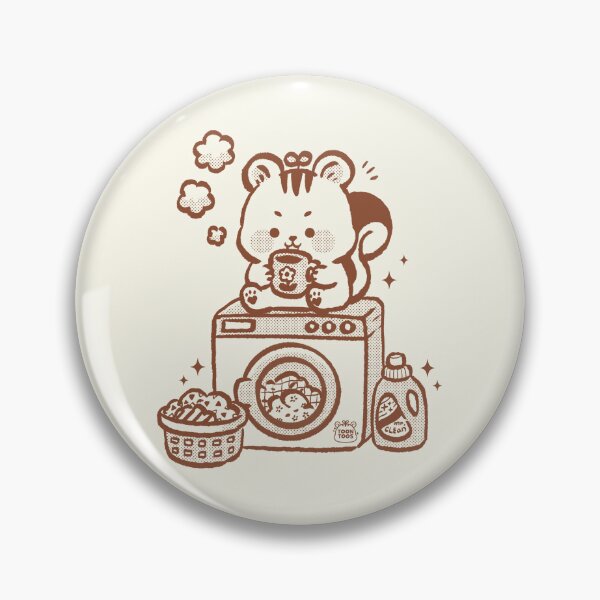 Item preview, Cozy Coffee & Laundry Squirrel designed and sold by ToonToos.