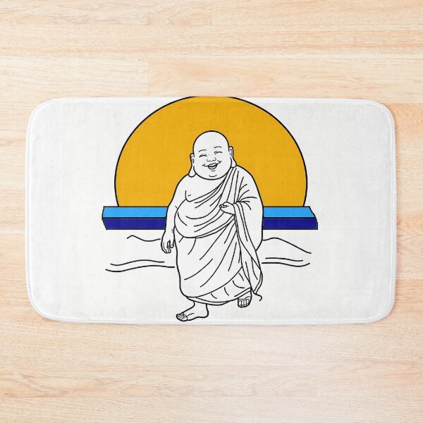 Item preview, Laughing Buddha at Sunrise designed and sold by HeartyCurioCo.