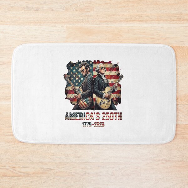 Item preview, George Washington Abe Lincoln Playing Guitar 250th America designed and sold by cass-vale-lab.