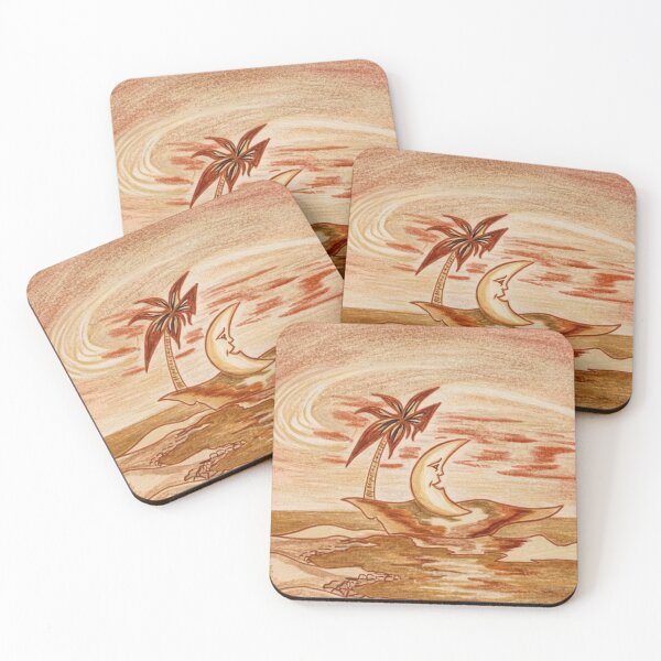 Item preview, Tropical Moon Dream Terracotta designed and sold by LC Studio by LiliCondez.