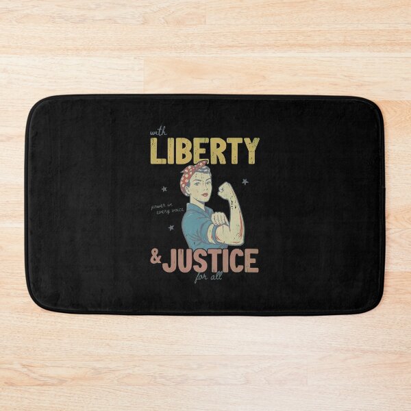 Item preview, Retro Funny 4th of July with Liberty and Justice for All designed and sold by cass-vale-lab.