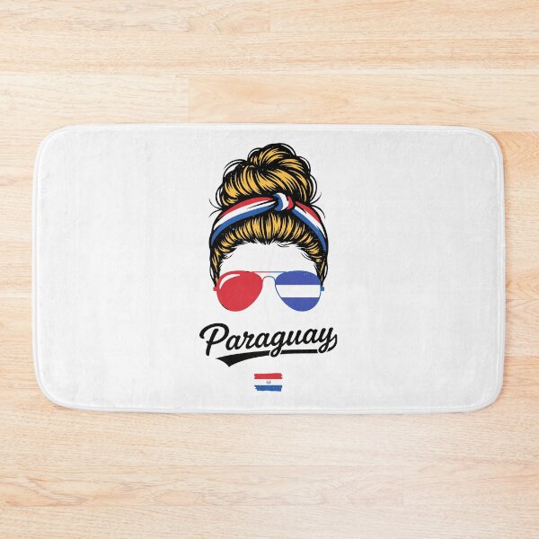 Item preview, Paraguay Pop Art Woman T-Shirt – Vintage Woodcut Flag Sunglasses Graphic for Proud Paraguay Supporters designed and sold by paulo silveira.