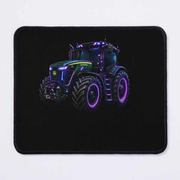 Item preview, Futuristic Neon Glow Tractor Art designed and sold by Pawar1999.