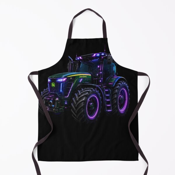 Item preview, Futuristic Neon Glow Tractor Art designed and sold by Pawar1999.