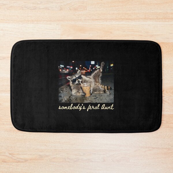 Item preview, Somebody's Feral Aunt Raccoon Coffee Sarcastic Animal Humor designed and sold by cass-vale-lab.