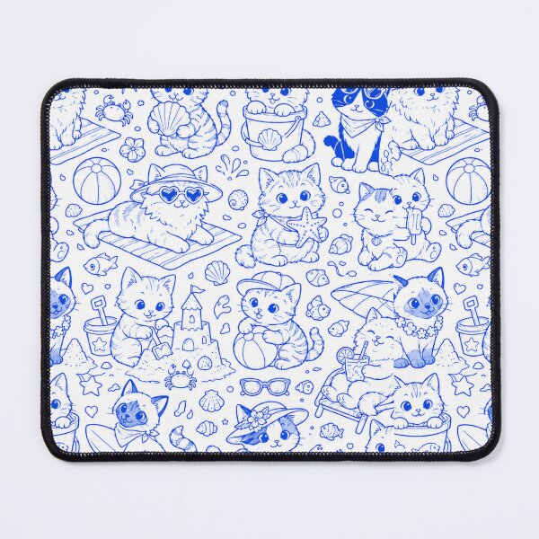 Item preview, Blue Cats on the Beach designed and sold by TerScott.