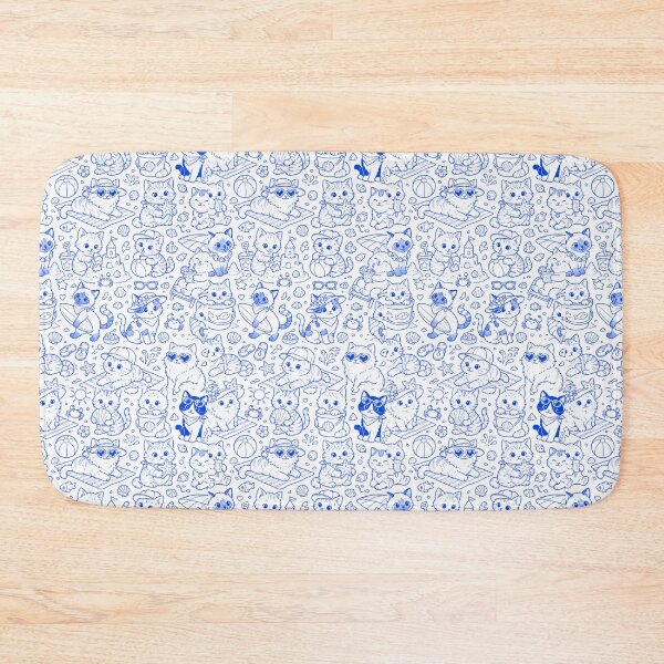 Item preview, Blue Cats on the Beach designed and sold by TerScott.
