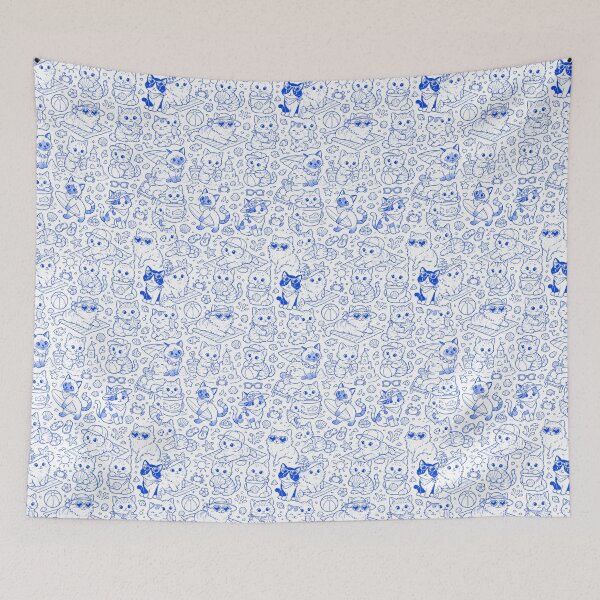 Item preview, Blue Cats on the Beach designed and sold by TerScott.
