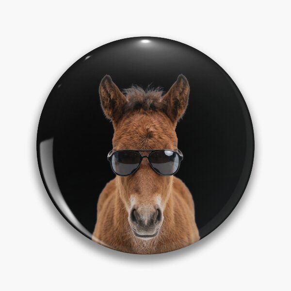 Item preview, Cute Baby Horse Wearing Sunglasses Funny designed and sold by RareLavender.