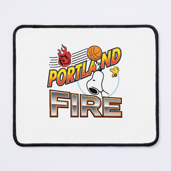Item preview, Snoopy Dribbling Portland Fires Sports designed and sold by WilliamFerris.