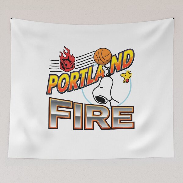 Item preview, Snoopy Dribbling Portland Fires Sports  designed and sold by WilliamFerris.