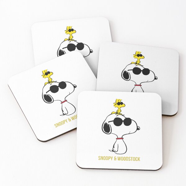 Item preview, Snoopy and Woodstock Cool Shadess Duo designed and sold by catlolistore.