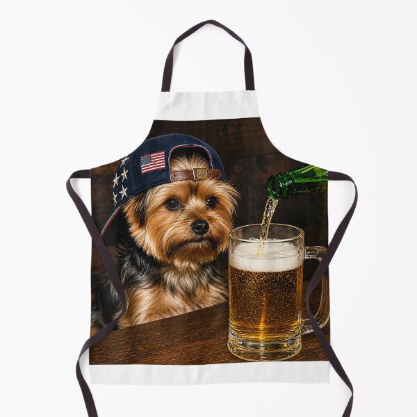 Item preview, Funny Yorkie Drinking Beer Dog Meme  designed and sold by OMITTEROMINOUS.