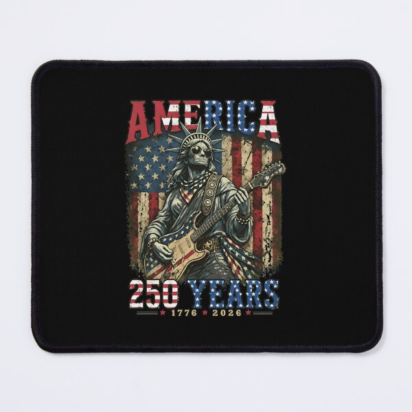 Item preview, Statue of Liberty Playing Guitar Rock 250th of America designed and sold by cass-vale-lab.