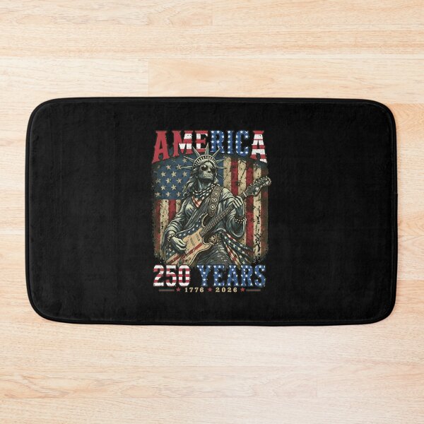 Item preview, Statue of Liberty Playing Guitar Rock 250th of America designed and sold by cass-vale-lab.