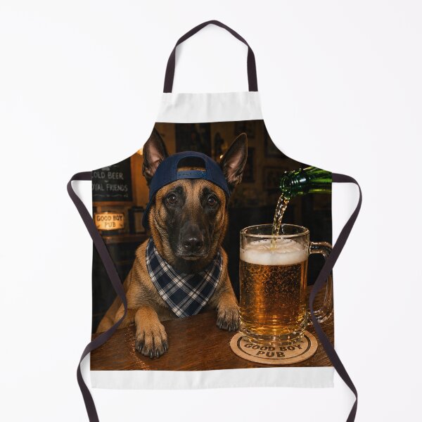 Item preview, Belgian Malinois Drinking Beer Funny Dog Meme  designed and sold by OMITTEROMINOUS.