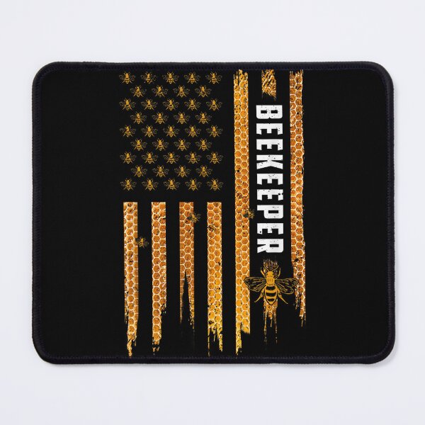 Item preview, Beekeeping American Flag Honeycomb designed and sold by goombi-creative.