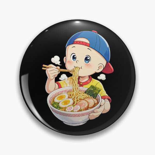 Item preview, Caillou eating ramen designed and sold by YChangShop.