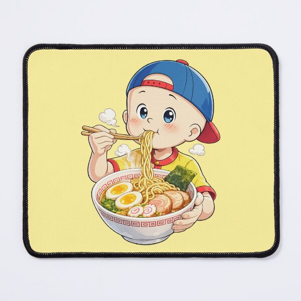 Item preview, Caillou eating ramen designed and sold by YChangShop.