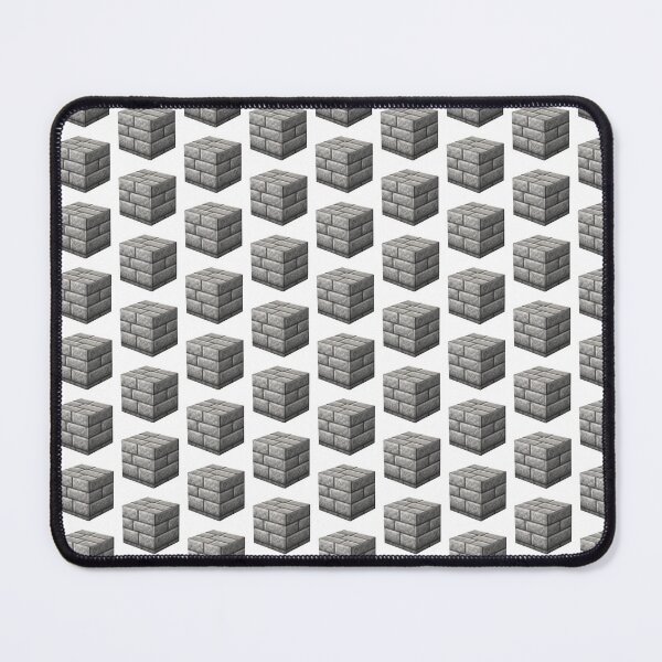 Aperçu de l'œuvre Block Style Stone Brick Cube | Pixel Gaming Inspired Sticker créée et vendue par LIOKING333.