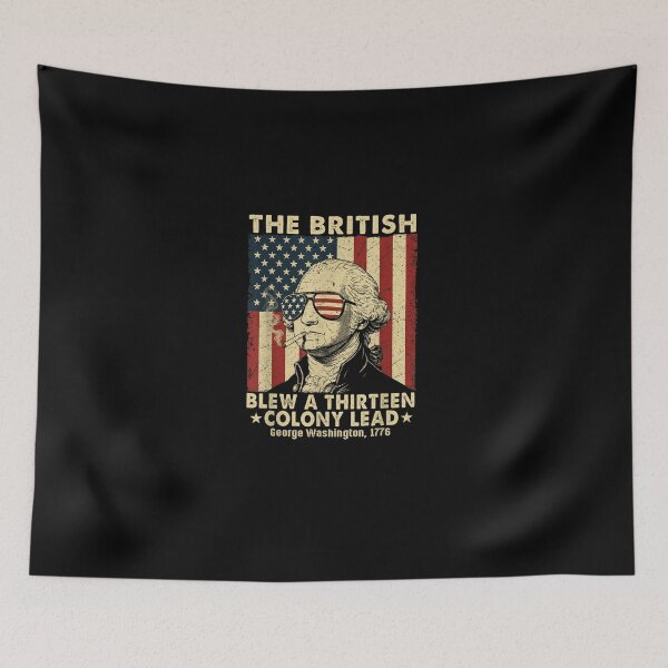 Item preview, British Blew 13 Colony Lead Washington 4th of July Men Women designed and sold by MatherFisher.
