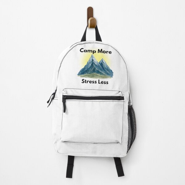 Item preview, Camp More, Stress Less - Adventure Quote Series designed and sold by EclairArtShop.