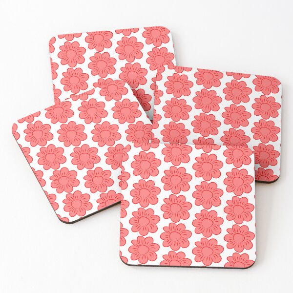 Item preview, Bold Red Cartoon Flower Illustration designed and sold by Swati's Digital Den.
