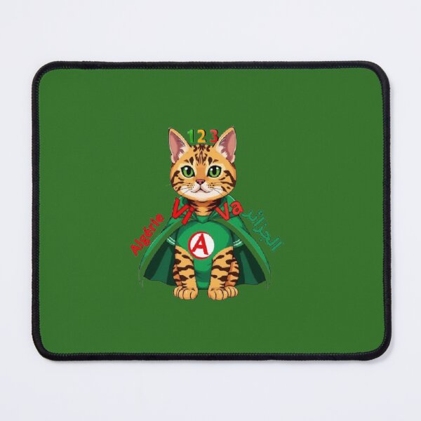 Item preview, One Two Three Viva l Algeria Cute Cat Superhero Algeria Football designed and sold by hoodiehood.