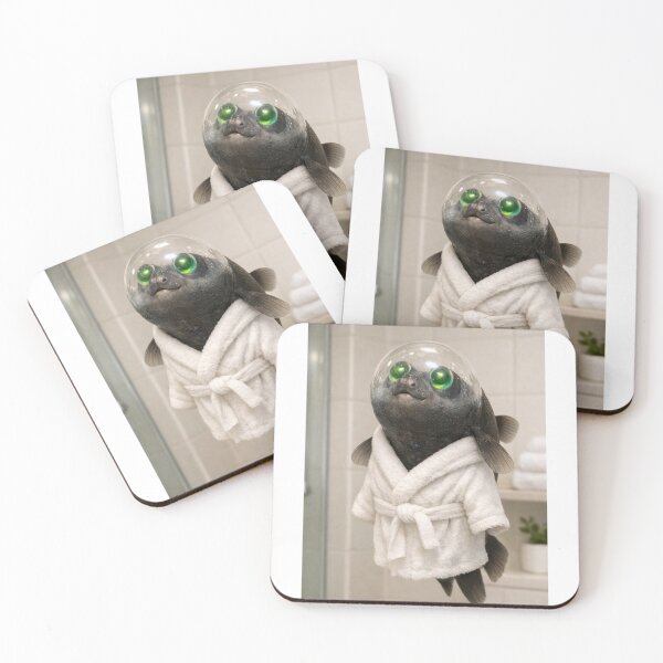 Item preview, Cozy Bathrobe Barreleye Fish designed and sold by Sillytoe.