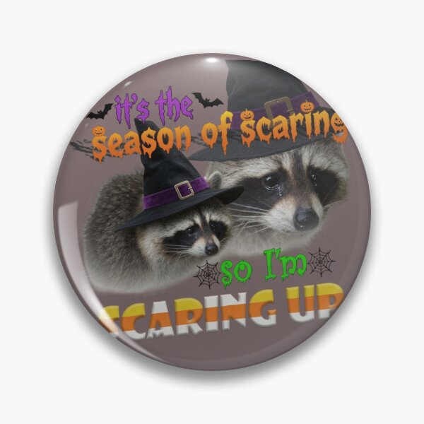 Item preview, Cute Halloween Raccoon Witch Scaring Up Spooky Vibes designed and sold by BoringClothes .