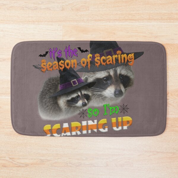 Item preview, Cute Halloween Raccoon Witch Scaring Up Spooky Vibes designed and sold by BoringClothes .