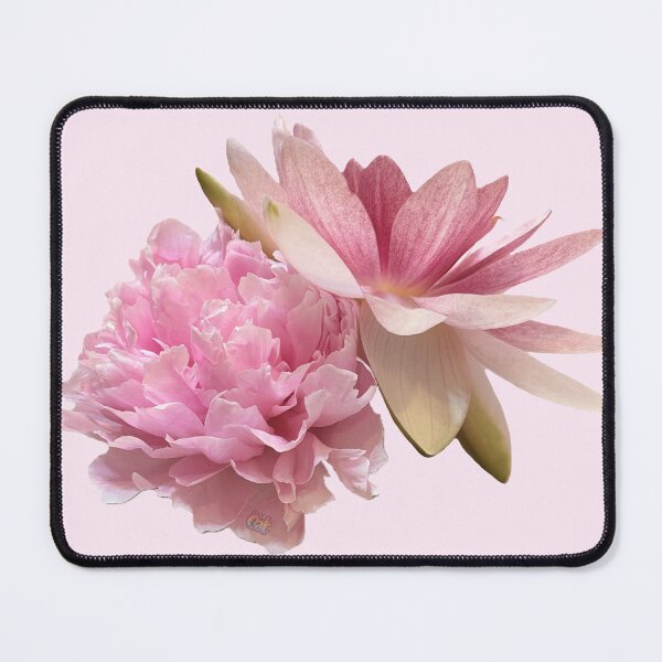 Item preview, Vibrant Pink Peony and Lotus Duo designed and sold by CAutumnTrapp.