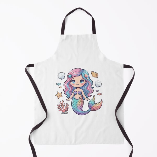 Item preview, Cute Mermaid Girl with Magical Tail Ocean Fantasy Design | Kawaii Sea Princess Artwork designed and sold by morning sun.