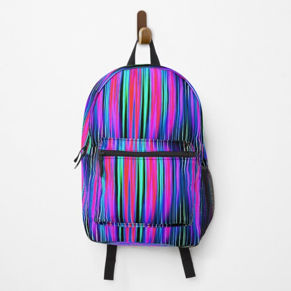Item preview, Abstract Geometric Neon Stripes Retro 1980s designed and sold by The Retromotel.