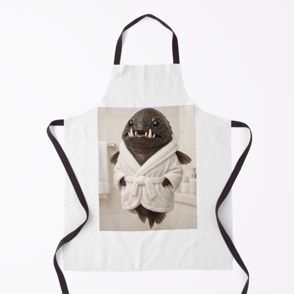 Item preview, Cozy Bathrobe Fangtooth Fish designed and sold by Sillytoe.