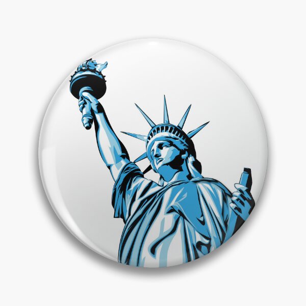 Item preview, Pop Art Statue Of Liberty Illustration designed and sold by Lexkon Liu's art.