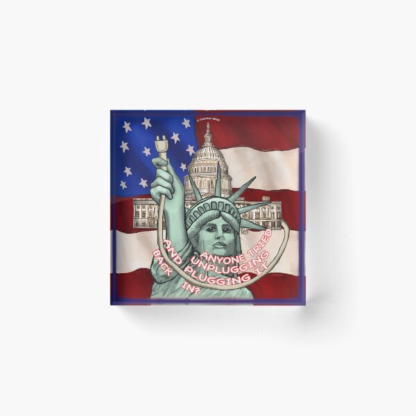 Item preview, Unplug and Reset USA designed and sold by artmuvz.