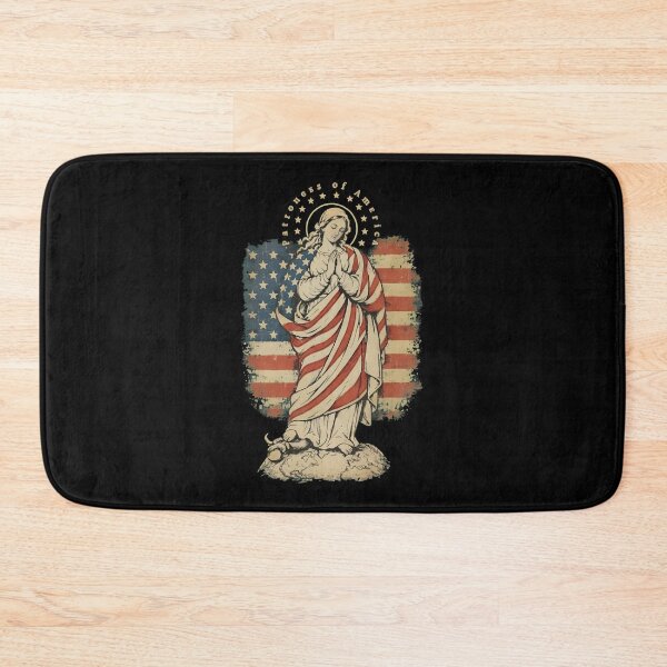 Item preview, Patroness of The USA Blessed Virgin Mary Catholic Art designed and sold by thomas-frame.