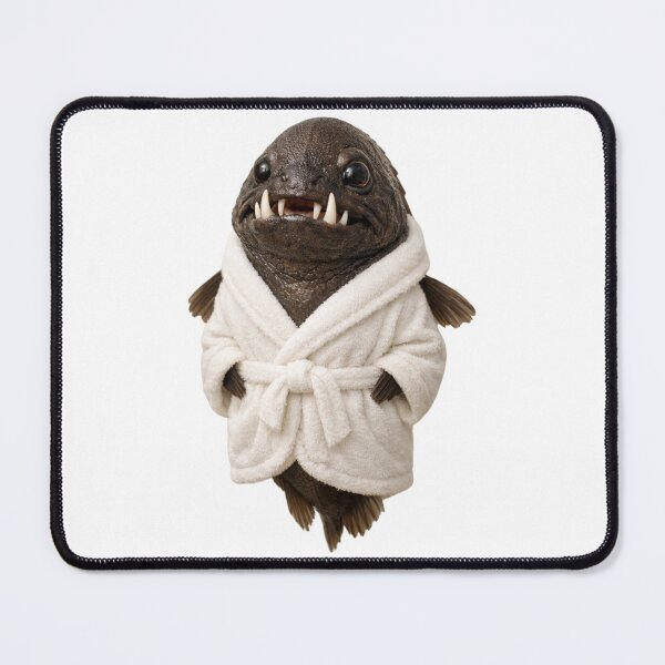 Item preview, Bathrobe Fangtooth Fish designed and sold by Sillytoe.