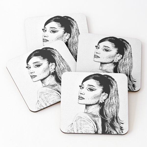 Item preview, Ariana Grande Positions Pointilism Portrait designed and sold by artbycades.