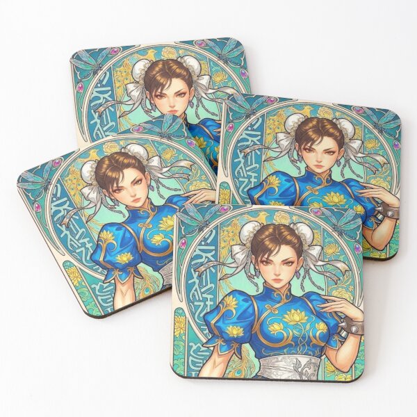 Item preview, Chun Li Art Nouveau  designed and sold by Art Arcade.