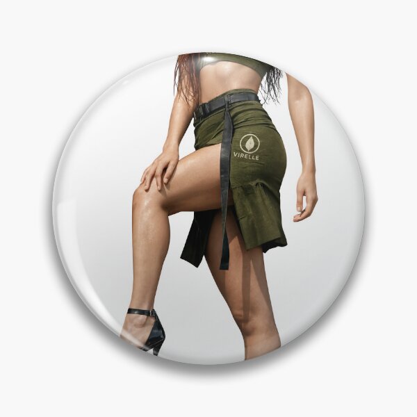 Item preview, Woman modeling green cargo outfit with heels designed and sold by Creative88Art.