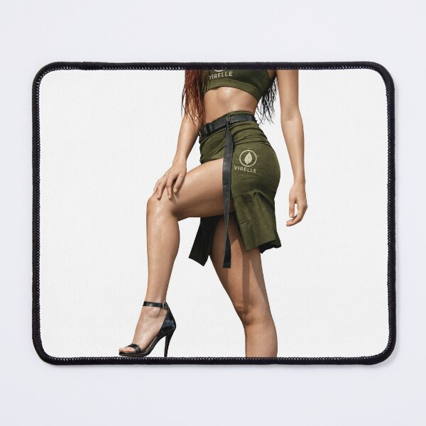 Item preview, Woman modeling green cargo outfit with heels designed and sold by Creative88Art.