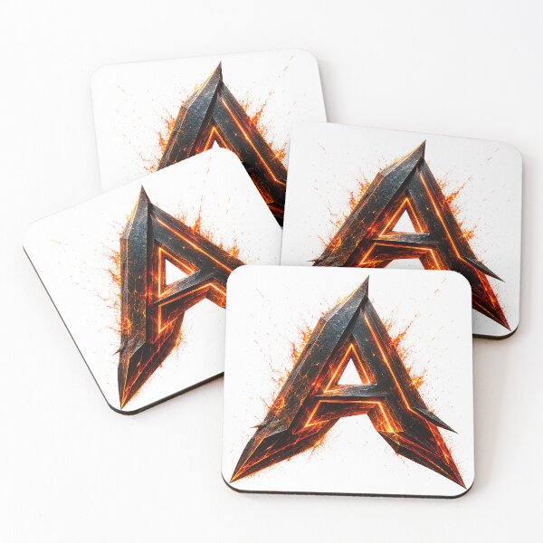Item preview, InfernoEdge Forge Letter A designed and sold by BlissBlvdShop.