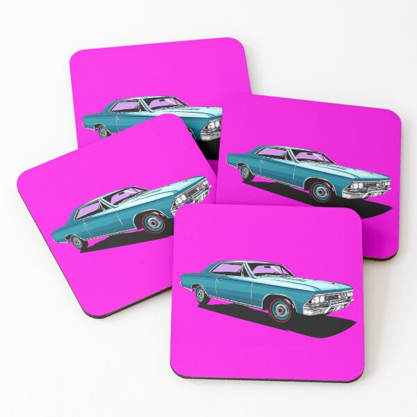 Item preview, Pop Art Blue Retro Muscle Car designed and sold by Lexkon Liu's art.
