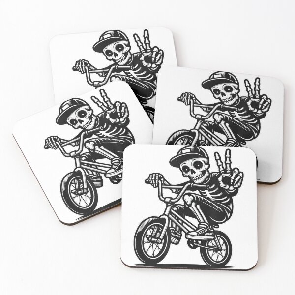 Item preview, BMX Funny Skeleton designed and sold by goombi-creative.