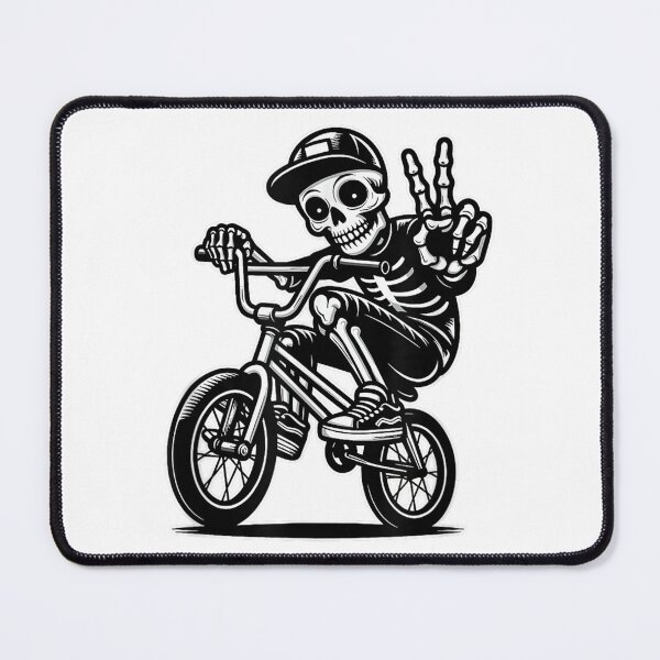 Artikelvorschau, BMX Lustiges Skelett entworfen und verkauft von goombi-creative.
